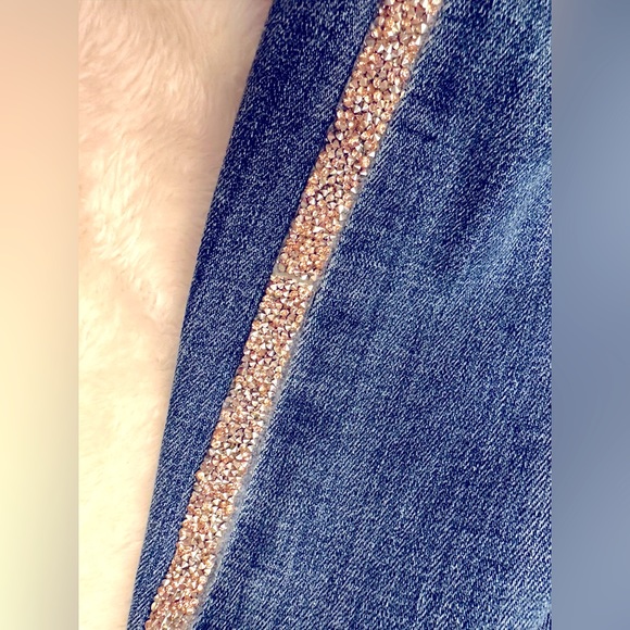Sparkle side stripe Chicos ankle jeans size 0.5 (size women’s 6) - Picture 5 of 14